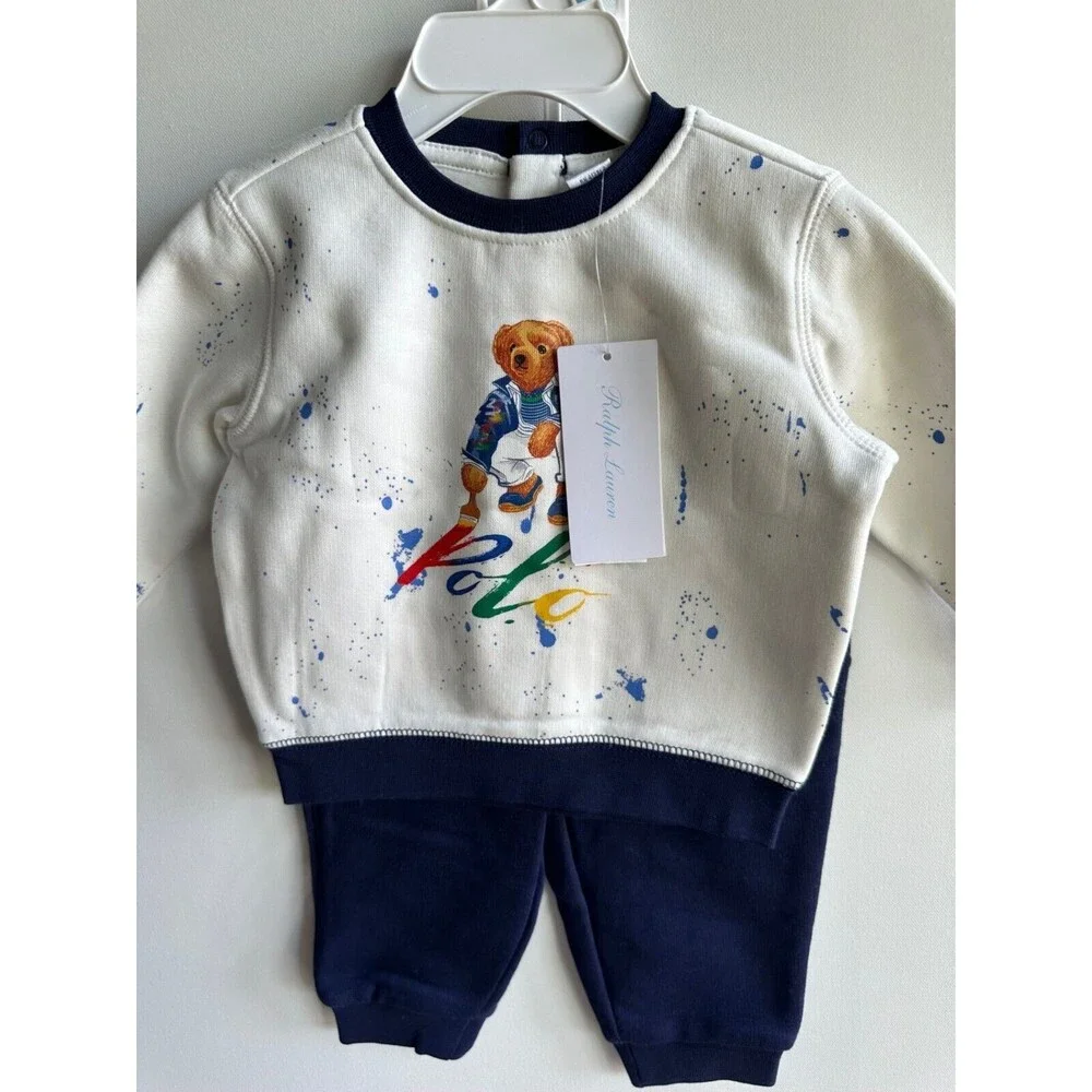 Ralph Lauren  3-6 Month Jogger Set
